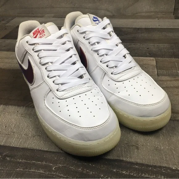 Nike Air Force 1 Low De Lo Mio One Sneakers Shoes Mens 12 Lows BQ8448-100 Forces - Picture 15 of 15